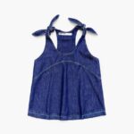 衣類 Bimba Y Lola ダークデニムトップ 青 6BZ0X0512