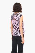 衣類 Bimba Y Lola ツートンカラー バタフライウィング コットン Tシャツ ピンク 6BZ0X0299 - 画像 (3)