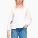 衣類 Bimba Y Lola ニットTシャツ 白 6BZ0X0300