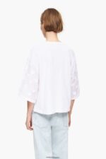 衣類 Bimba Y Lola ハートコットンTシャツ 白 6BZ0X0283 - 画像 (3)