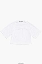 衣類 Bimba Y Lola ハートコットンTシャツ 白 6BZ0X0283 - 画像 (5)