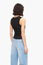 衣類 Bimba Y Lola フィットトップ 黒 6BZ0X0248 - 画像 (3)