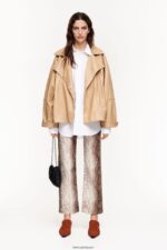 衣類 Bimba Y Lola ポプリン オーバーサイズ シャツ 白 6BZ0X0333 - 画像 (6)