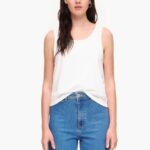 衣類 Bimba Y Lola ポンテ ディ ローマ ノースリーブ T シャツ 象牙 6BZ0X0289