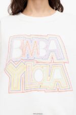 衣類 Bimba Y Lola ロゴスウェットシャツ 白 6BZ0X0499 - 画像 (4)