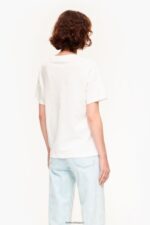 衣類 Bimba Y Lola ロゴベア Tシャツ 象牙 6BZ0X0270 - 画像 (2)