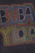 衣類 Bimba Y Lola ロゴTシャツ ウォッシュドブラック 6BZ0X0259 - 画像 (3)