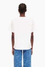 衣類 Bimba Y Lola 大学ロゴTシャツ 白 6BZ0X0277 - 画像 (3)