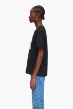 衣類 Bimba Y Lola 大学ロゴTシャツ 黒 6BZ0X0276 - 画像 (2)