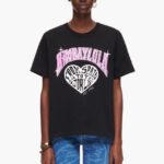 衣類 Bimba Y Lola 大学ロゴTシャツ 黒 6BZ0X0276