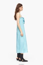 衣類 Bimba Y Lola 流体ミディドレス 青 6BZ0X0231 - 画像 (2)