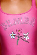 衣類 Bimba Y Lola 花のロゴの水着 ピンク 6BZ0X0886 - 画像 (4)